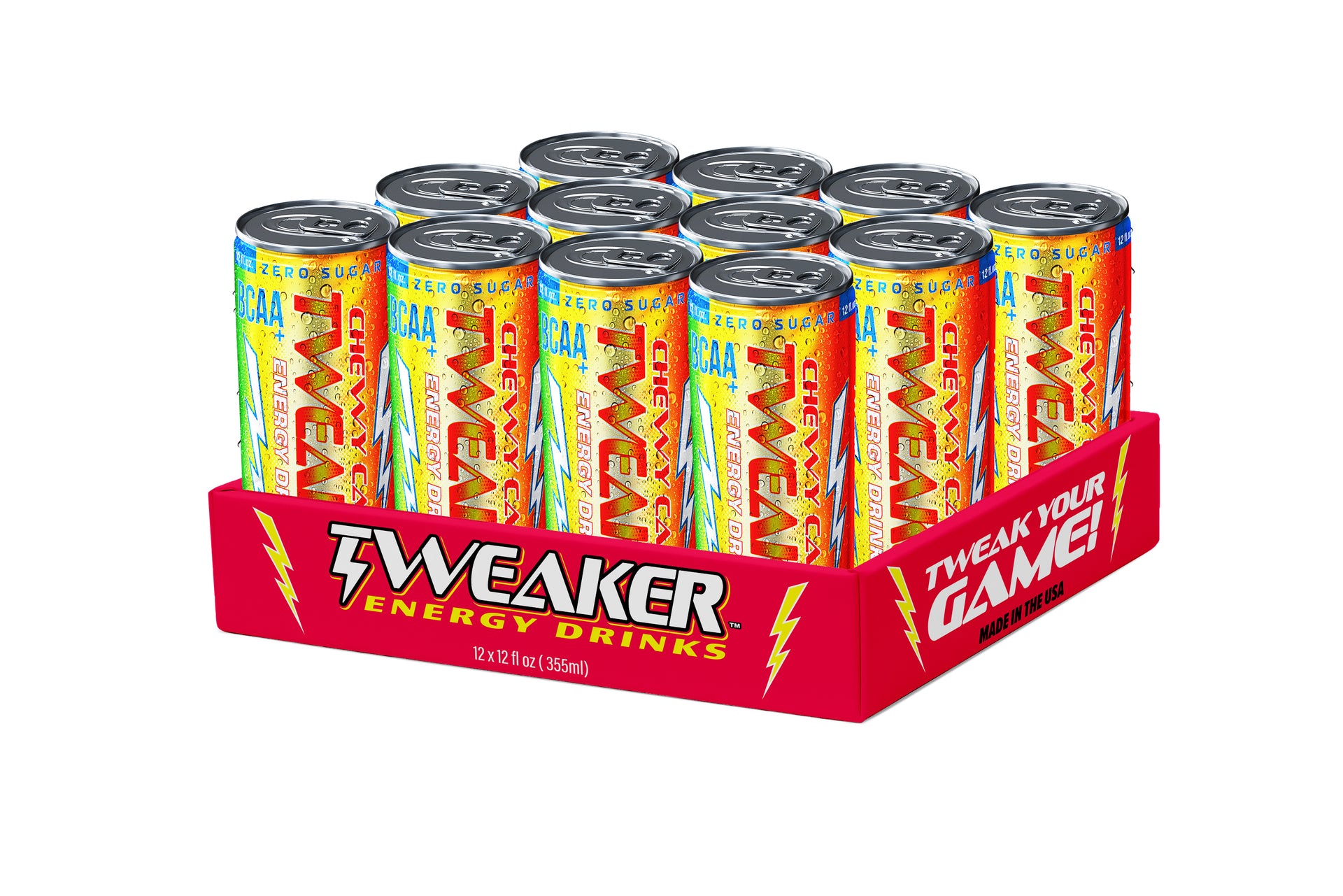TWEAKER ENERGY DRINK - 12OZ, 12-PACK - Chewy Candy