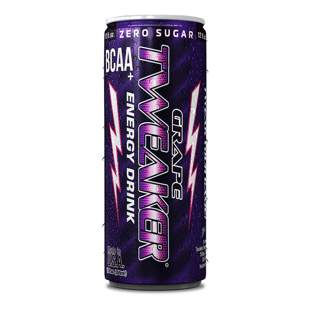 TWEAKER ENERGY DRINK - 12OZ, 12-PACK - Grape - Tweaker Energy