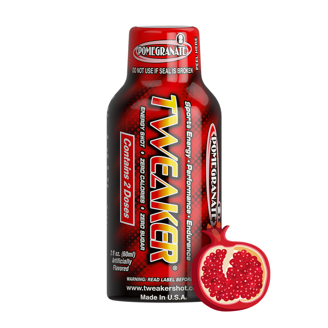 TWEAKER ENERGY SHOT - 12 CT - Pomegranate - Tweaker Energy