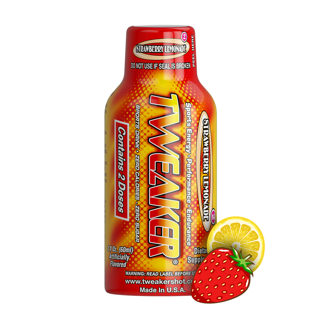 TWEAKER ENERGY SHOT - 12 CT - Strawberry Lemonade - Tweaker Energy